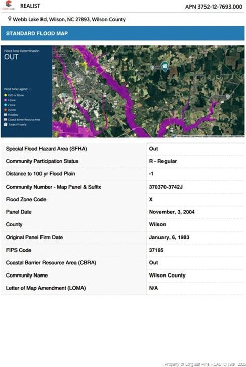 Listing photo 2 for 9.0AC Webb Lake Rd, Wilson NC 27894