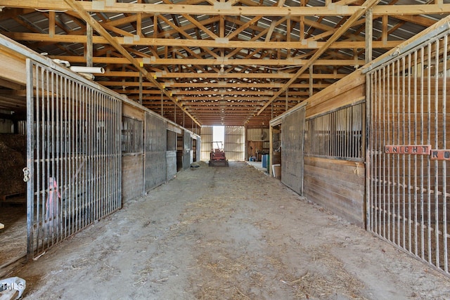 view of stable