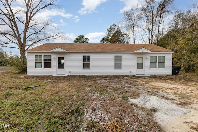 view of rear view of house