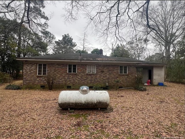 view of rear view of property