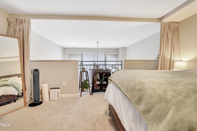 bedroom featuring carpet floors