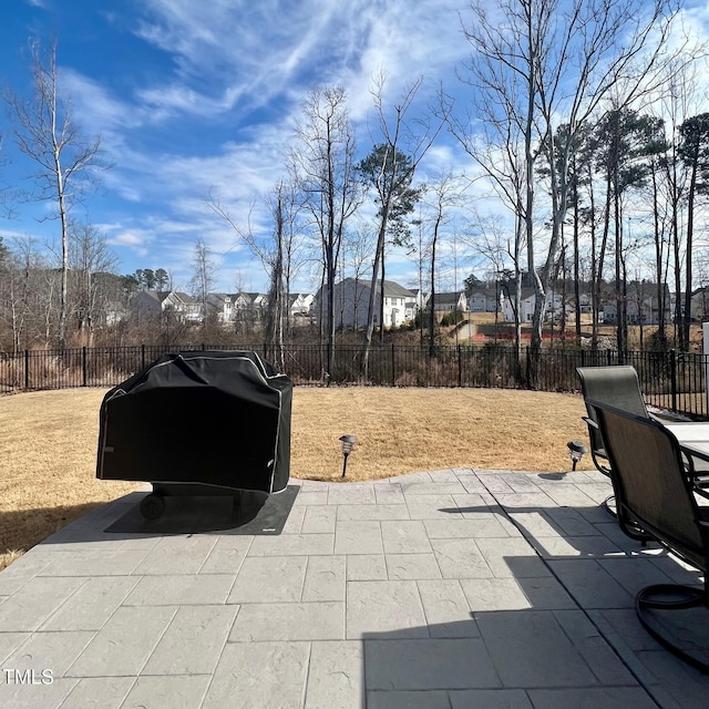 view of patio / terrace featuring area for grilling