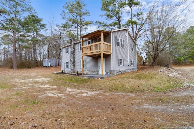 view of rear view of house