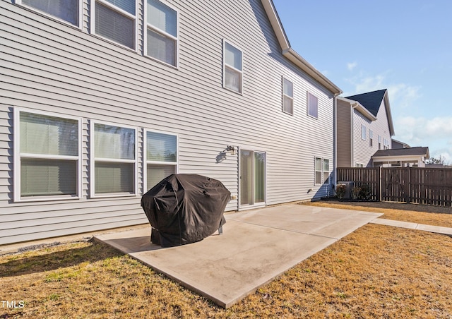 2612 Nordmann Fir Rd, Raleigh, NC 27616 - back of property with a patio area and fence