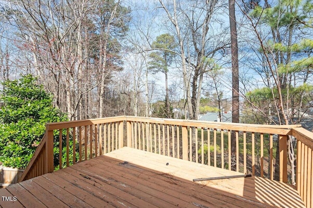 view of deck