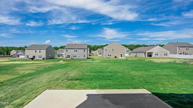 view of yard