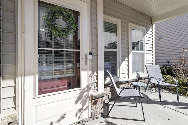 exterior space featuring a porch