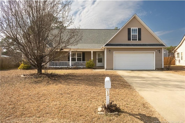 view of front of house featuring covered porch