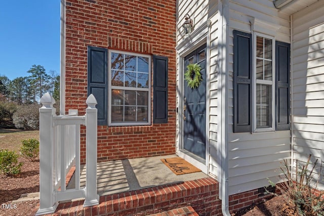 view of entrance to property