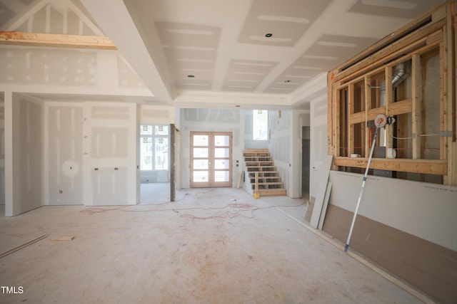 miscellaneous room with stairway