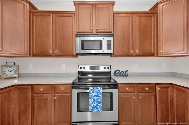 kitchen featuring appliances with stainless steel finishes