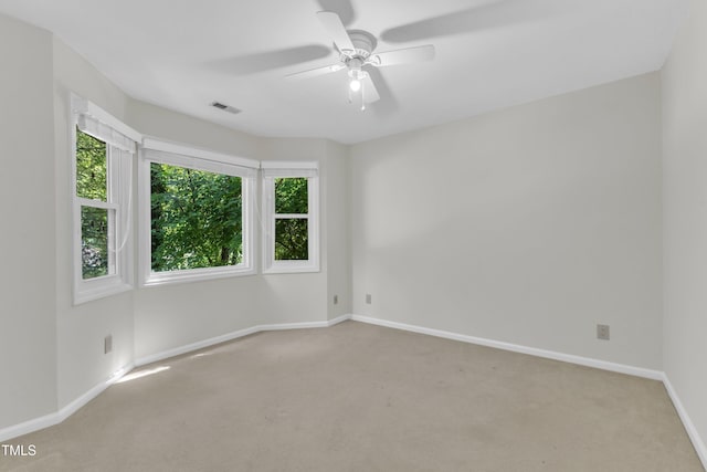 100 Windvale Ct, Cary, NC 27518 - carpeted empty room featuring baseboards and a ceiling fan