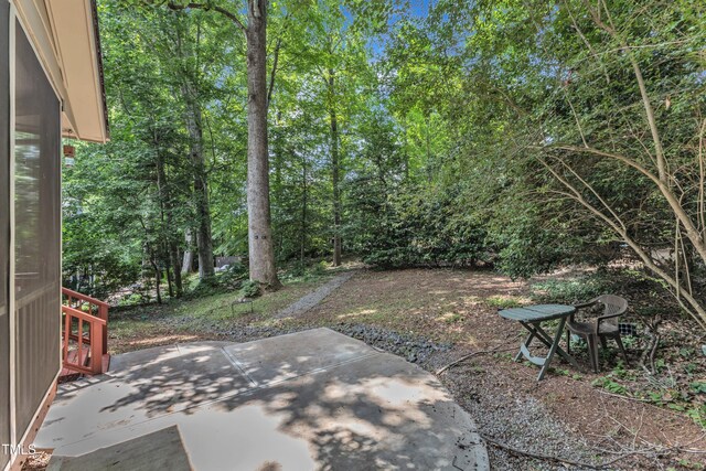 100 Windvale Ct, Cary, NC 27518 - view of yard featuring a patio