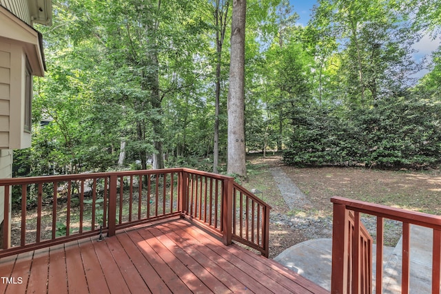 100 Windvale Ct, Cary, NC 27518 - view of wooden deck