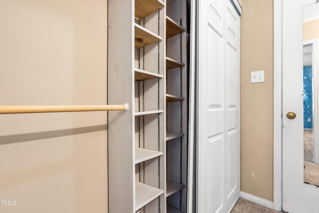 view of closet