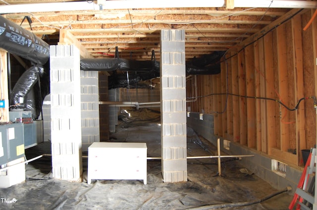 below grade area featuring crawl space