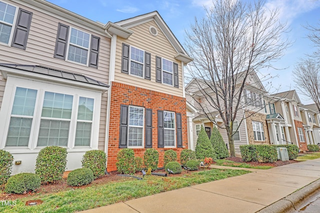 multi unit property with brick siding