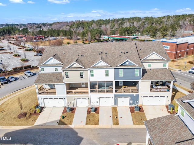 bird's eye view featuring a residential view