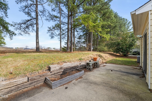 view of patio / terrace with central AC unit