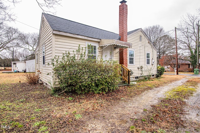 view of property exterior