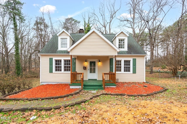 view of cape cod-style house