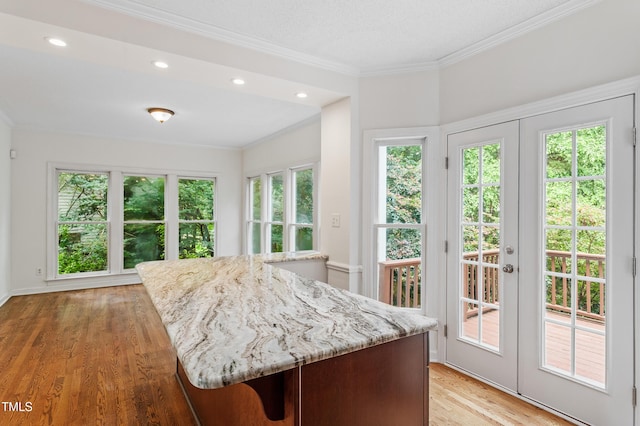 725 Littleleaf Ct, Holly Springs, NC 27540 - sunroom featuring french doors