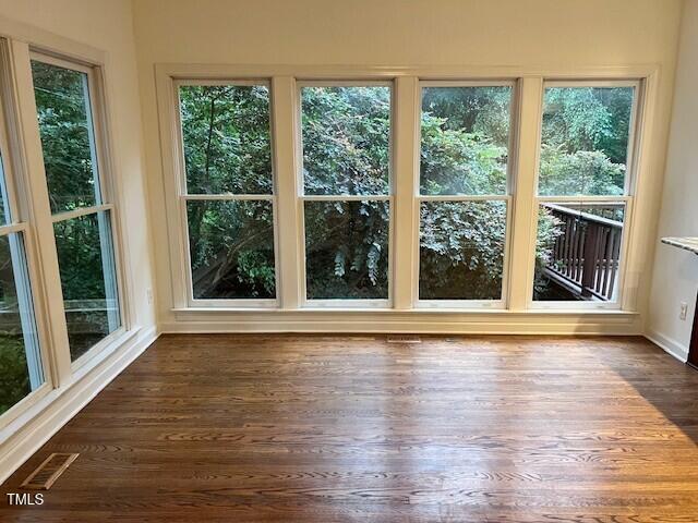 725 Littleleaf Ct, Holly Springs, NC 27540 - view of unfurnished sunroom