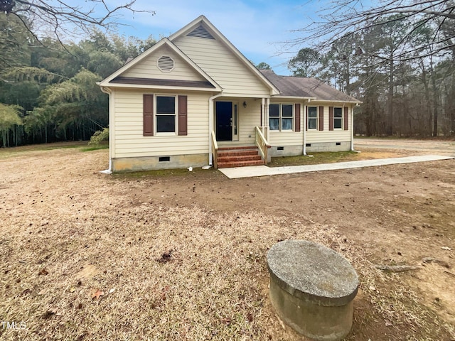 view of front of property