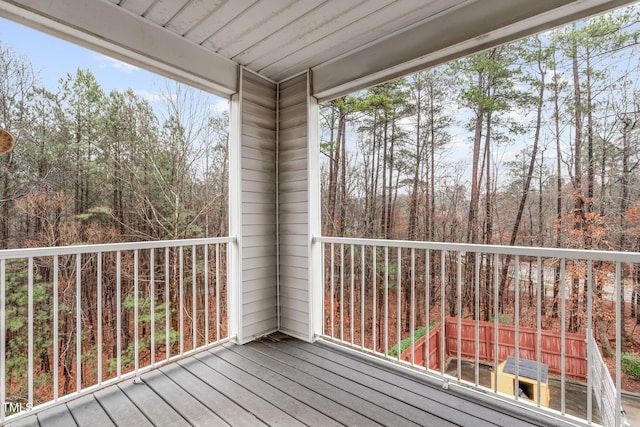 view of deck