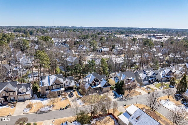 birds eye view of property featuring a residential view