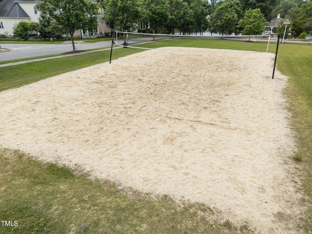 1400 Gathering Park Cir Unit 202, Cary, NC 27519 - surrounding community with volleyball court and a yard