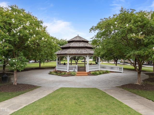 1400 Gathering Park Cir Unit 202, Cary, NC 27519 - view of property's community with a yard and a gazebo