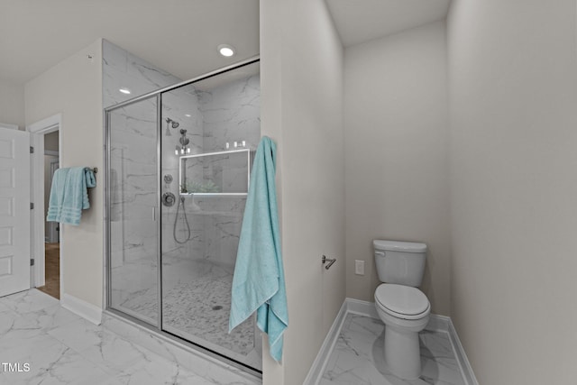 1400 Gathering Park Cir Unit 202, Cary, NC 27519 - bathroom with marble look tiles, a marble finish shower, and recessed lighting