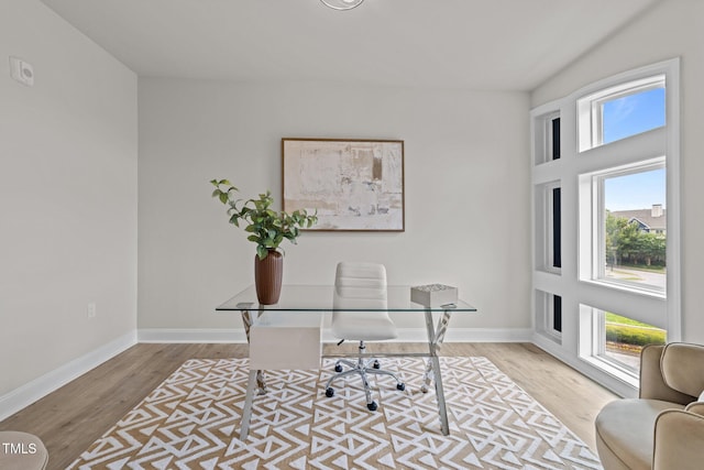 1400 Gathering Park Cir Unit 202, Cary, NC 27519 - home office with plenty of natural light and wood finished floors