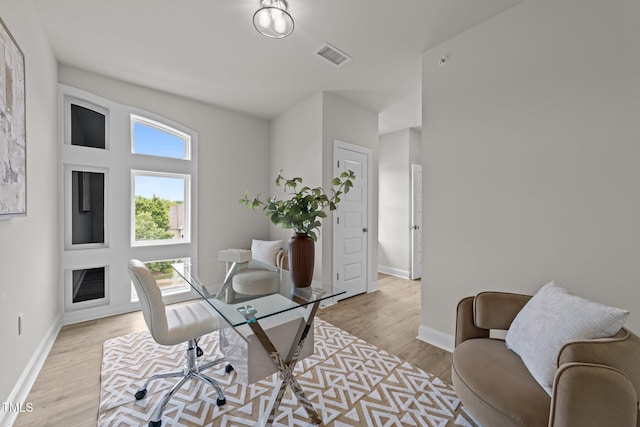 1400 Gathering Park Cir Unit 202, Cary, NC 27519 - office area with baseboards and light wood-type flooring
