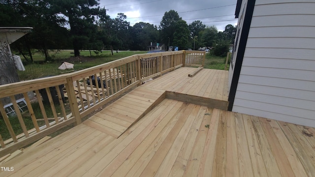 view of deck