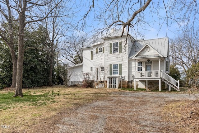 view of front of home