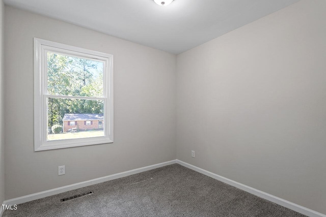 spare room with carpet flooring