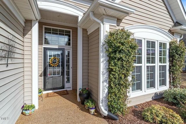 view of entrance to property