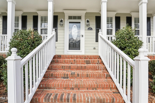 view of entrance to property