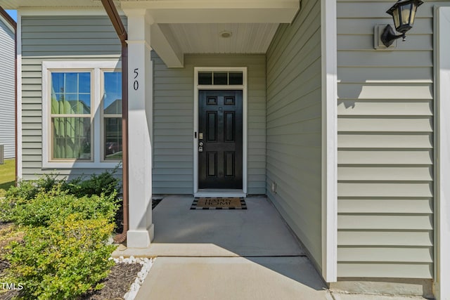 view of property entrance