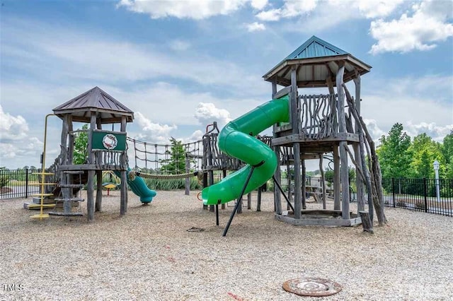 349 Shadow Falls Dr, Wendell, NC 27591 - communal playground with fence