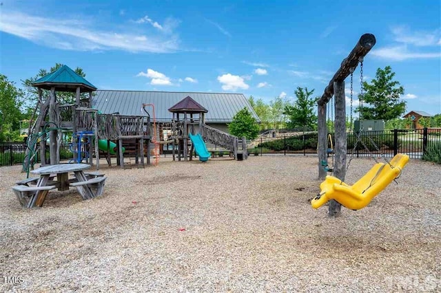 349 Shadow Falls Dr, Wendell, NC 27591 - communal playground with fence