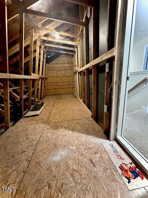 349 Shadow Falls Dr, Wendell, NC 27591 - view of unfinished attic