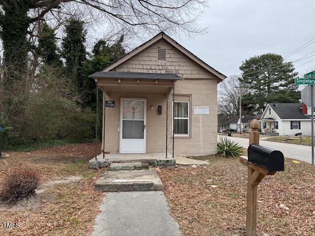 view of bungalow-style house