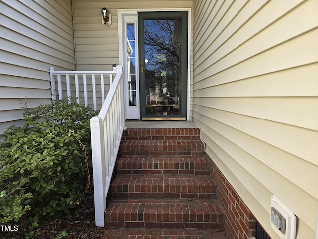 view of entrance to property