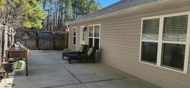 view of patio