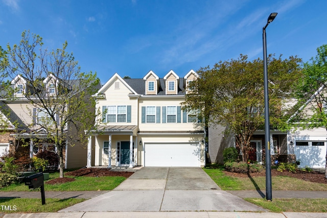 104 Mainline Station Dr, Durham, NC 27560 - traditional-style home with driveway and a garage