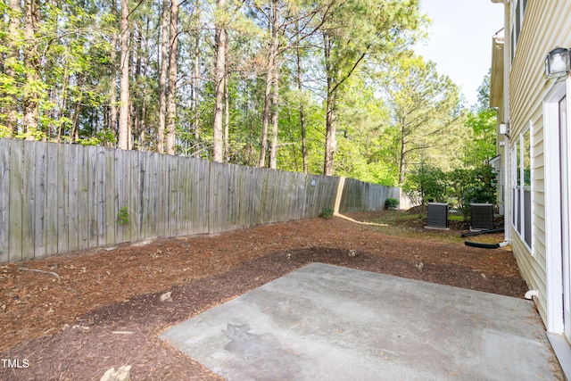104 Mainline Station Dr, Durham, NC 27560 - fenced backyard with a patio area