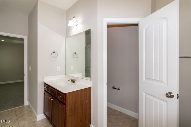 104 Mainline Station Dr, Durham, NC 27560 - bathroom featuring vanity and tile patterned flooring